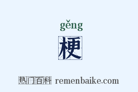 梗是什么意思的图片